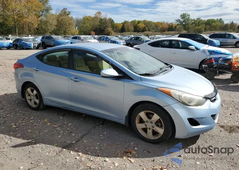 2013 Hyundai Elantra Gls from USA, damaged, VIN KMHDH4AEXDU754853